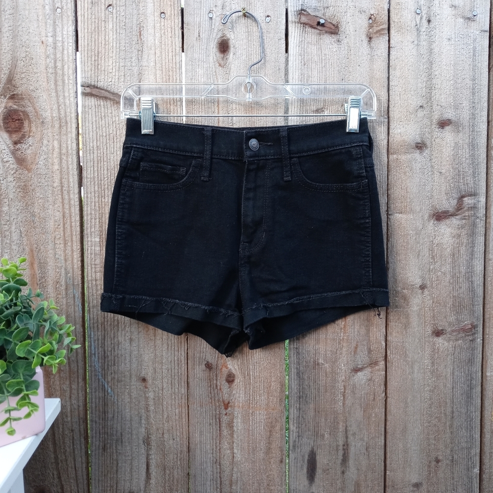 Hollister High-Rise Denim Shorts Size 1 W25